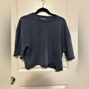 Zara Charcoal Long Sleeve Women's Top